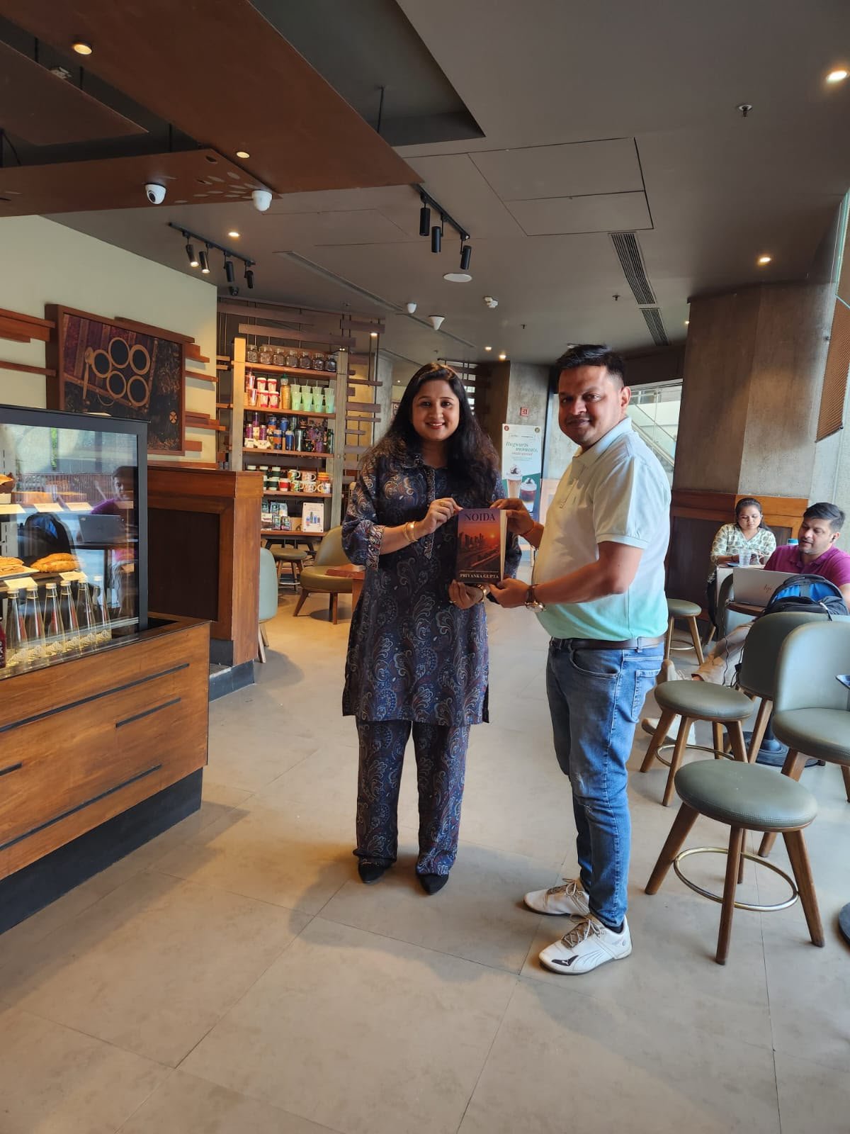 CSR Discussion — Book 'Noida' for Sector 11 Noida RWA President Shri Anuj Gupta