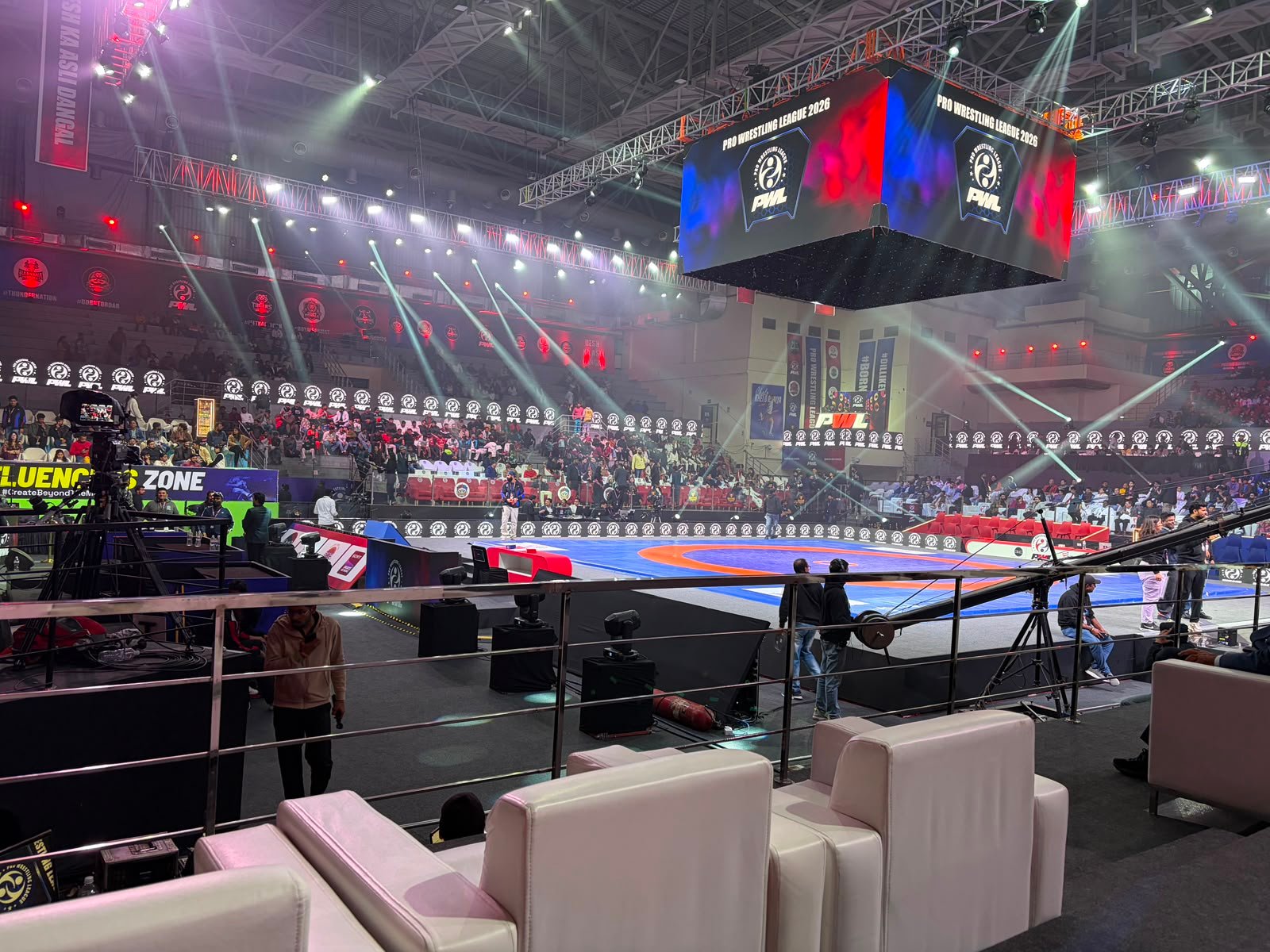 Pro Wrestling League 2026 arena, KD Jadhav Indoor Stadium