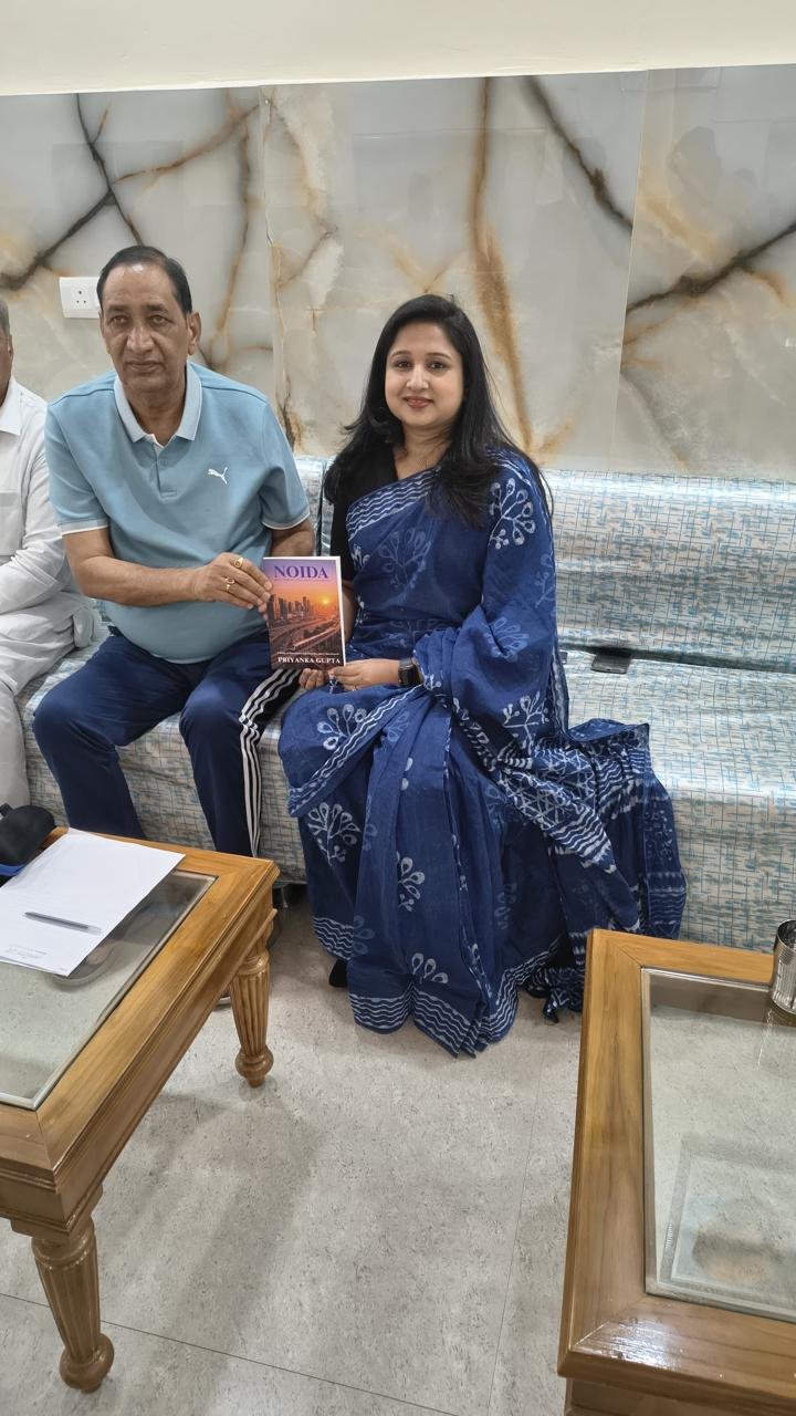 Women Education Meeting — Book 'Noida' Gifted to Dadri MLA Shri Tejpal Nagar